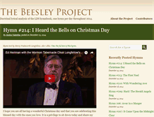 Tablet Screenshot of beesleyproject.com